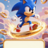 Sonic pozivnica sa zlatnim prstenom za rođendan