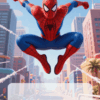 spiderman city pozivnica rodjendan deca dizajn