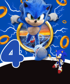 Alternative view of Sonic pozivnica za rođendan | Premium personalizovana digitalna (24h)
