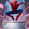 decija spider pozivnica cyber neon grad dizajn